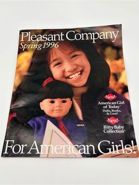 Vintage PLEASANT COMPANY American Girl SPRING 1996 Doll Catalog Girl of Today